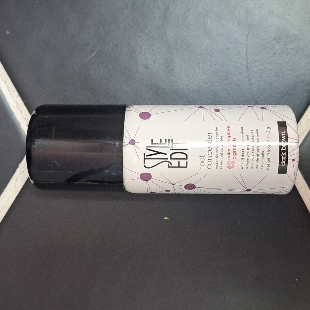 Style Edit- root concealer- dark brown- travel size- .75oz